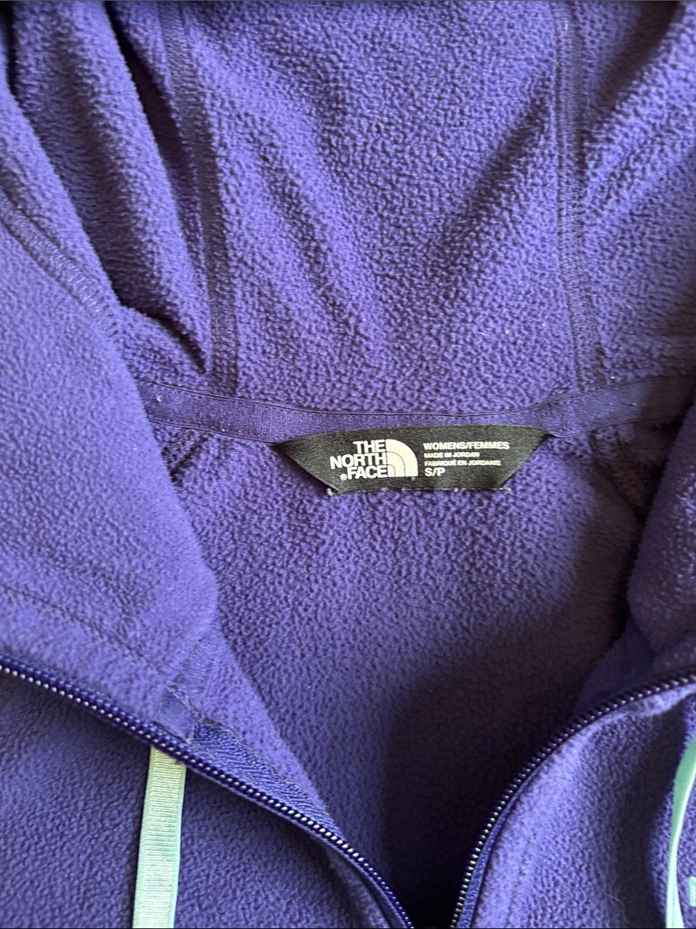 The North Face Women's Deep Purple Full-Zip Hooded Fleece Jacket - Picture 3 of 4